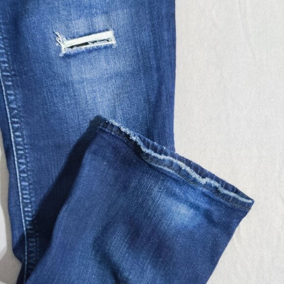 Silver Jeans women's size 14/L34 indigo blue Suki Mid Straight Super stretch - Picture 11 of 16